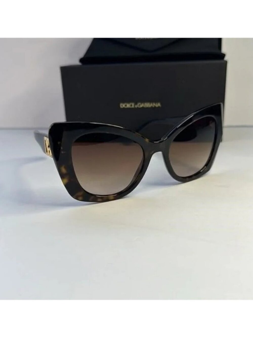 New Authentic Dolce & Gabbana DG 4405 502/13 tortoise Sunglasses